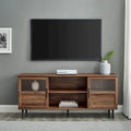 Meuble TV double porte de 58 pouces de type fendu