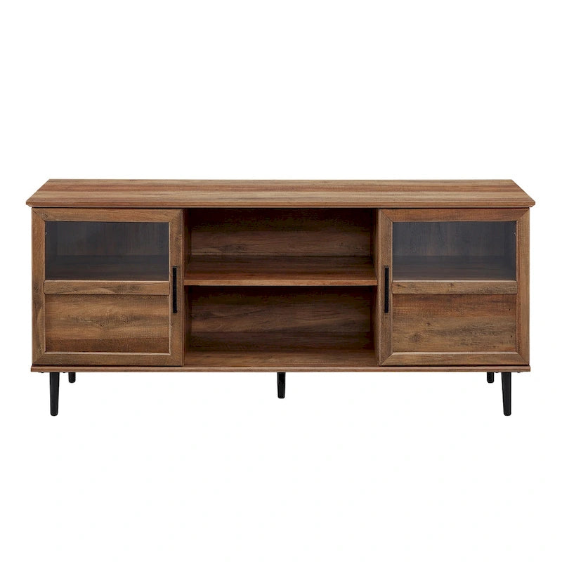 Meuble TV double porte de 58 pouces de type fendu