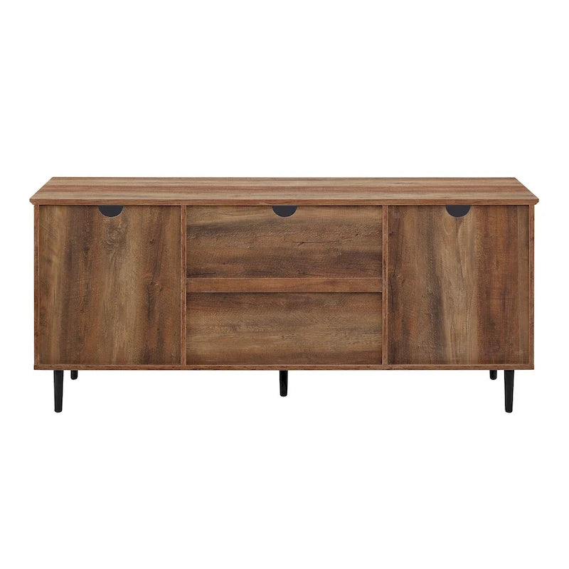 Meuble TV double porte de 58 pouces de type fendu