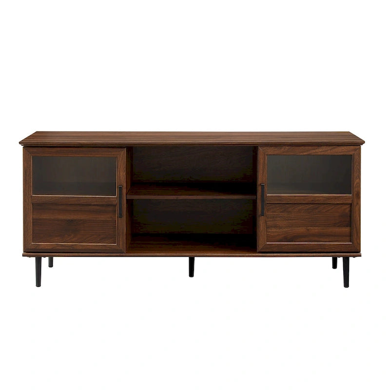 Meuble TV double porte de 58 pouces de type fendu