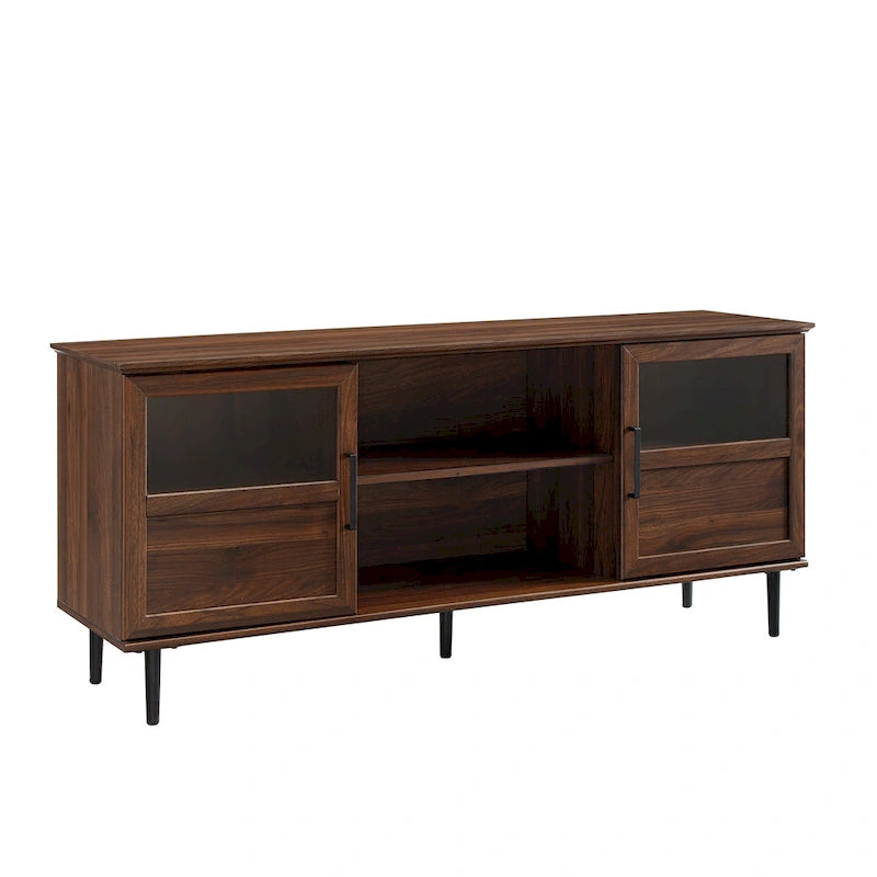 Meuble TV double porte de 58 pouces de type fendu