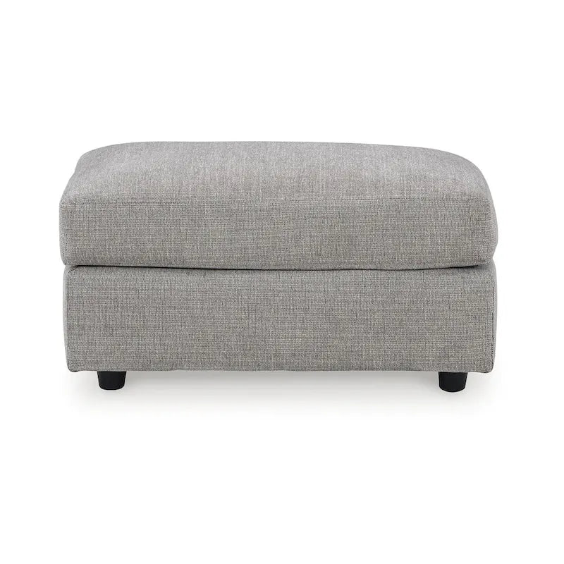 Ensemble de mobilier rembourré gris quatre pièces - 86 cm de large x 38 cm de profondeur x 39 cm de haut