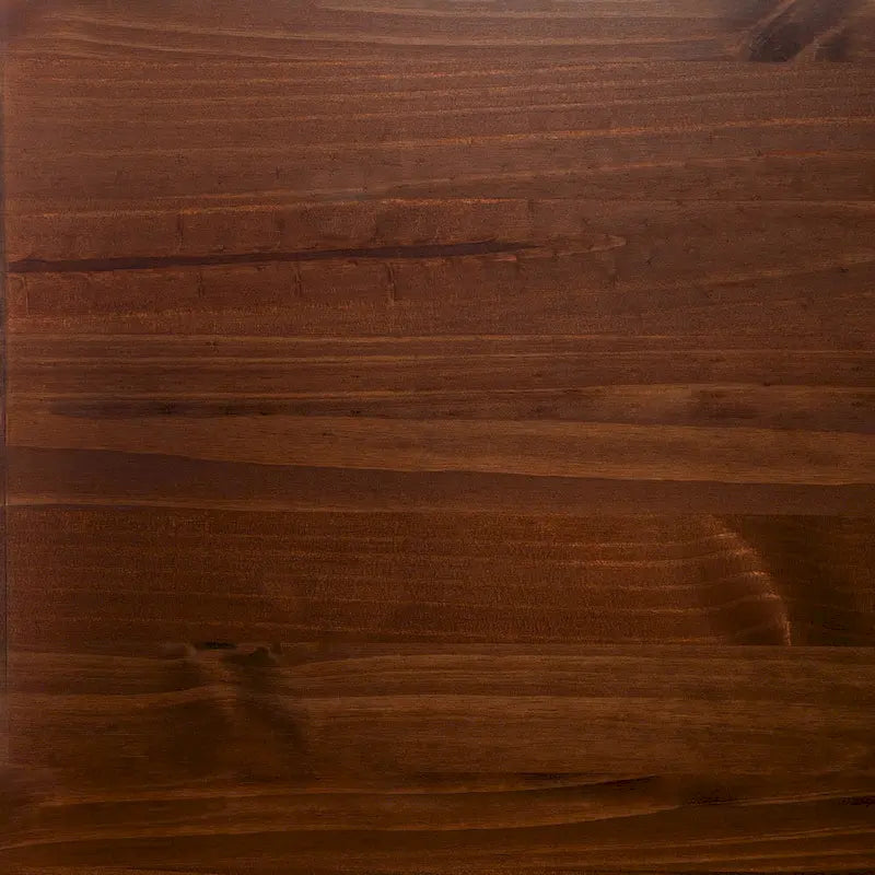 Coiffeuse en bois massif avec plateau en verre trempé