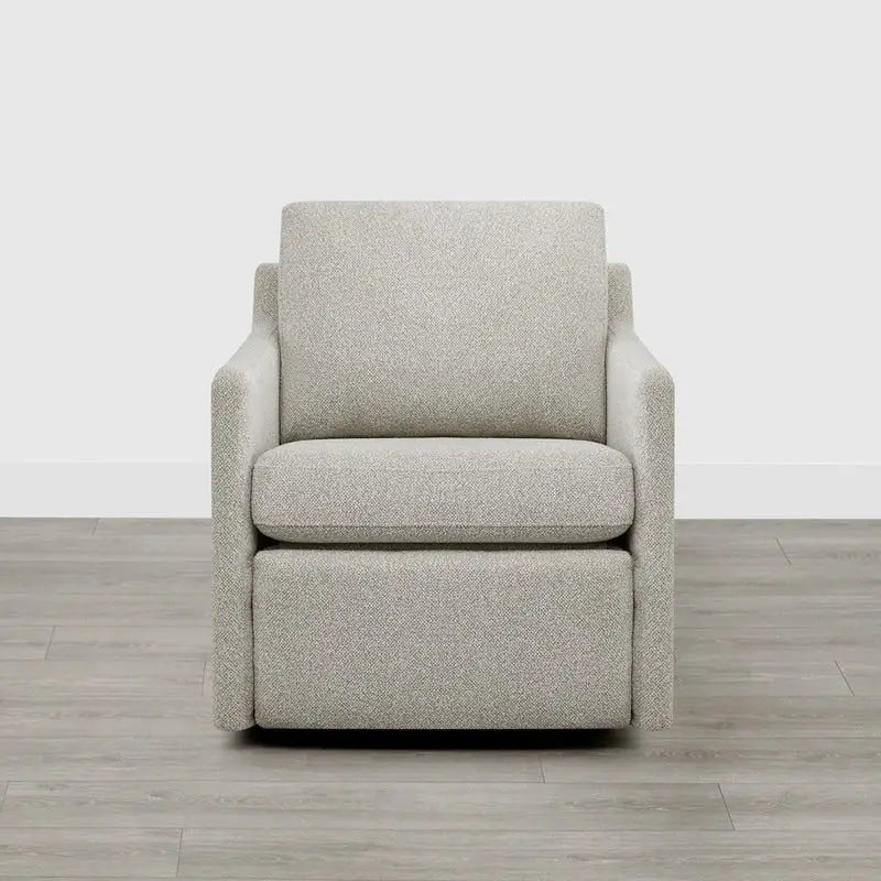 Fauteuil pivotant électrique avec repose-pieds et fonction d'inclinaison