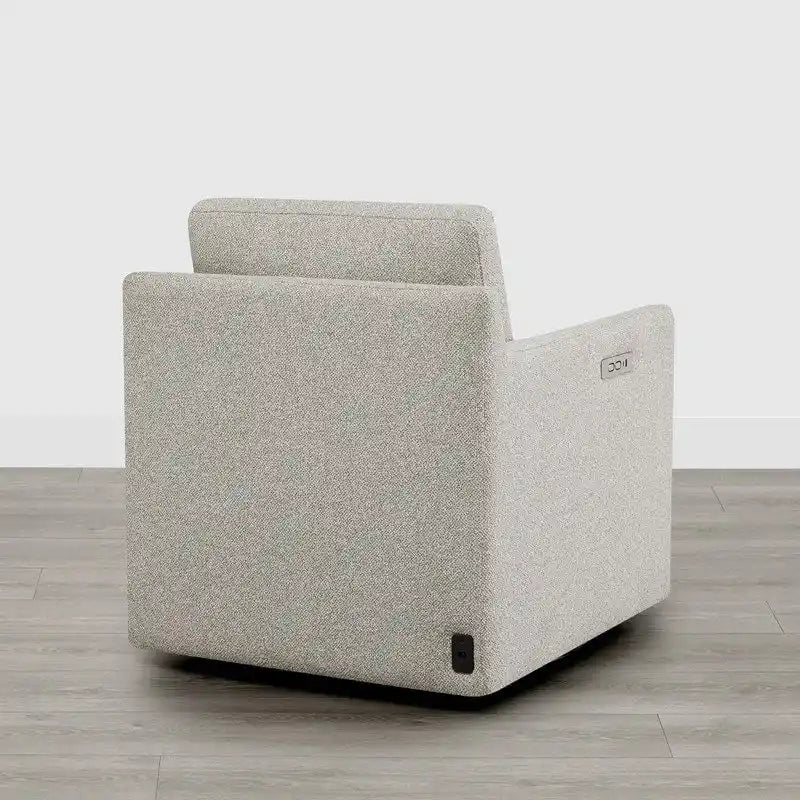 Fauteuil pivotant électrique avec repose-pieds et fonction d'inclinaison