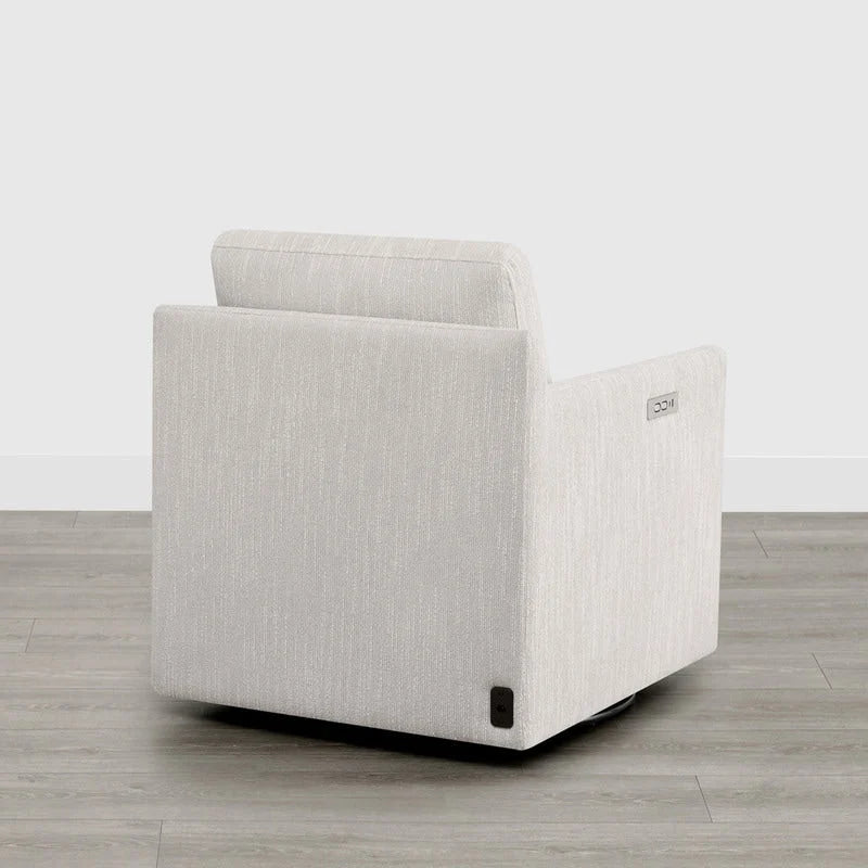 Fauteuil pivotant électrique avec repose-pieds et fonction d'inclinaison
