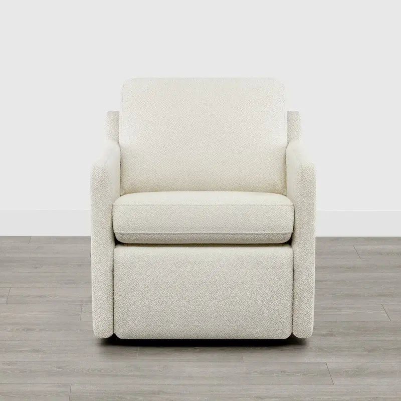 Fauteuil pivotant électrique avec repose-pieds et fonction d'inclinaison