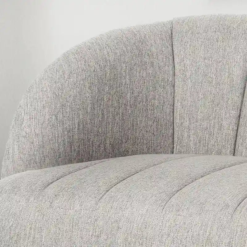 Canapé deux places en tissu moderne avec pieds en épingle à cheveux
