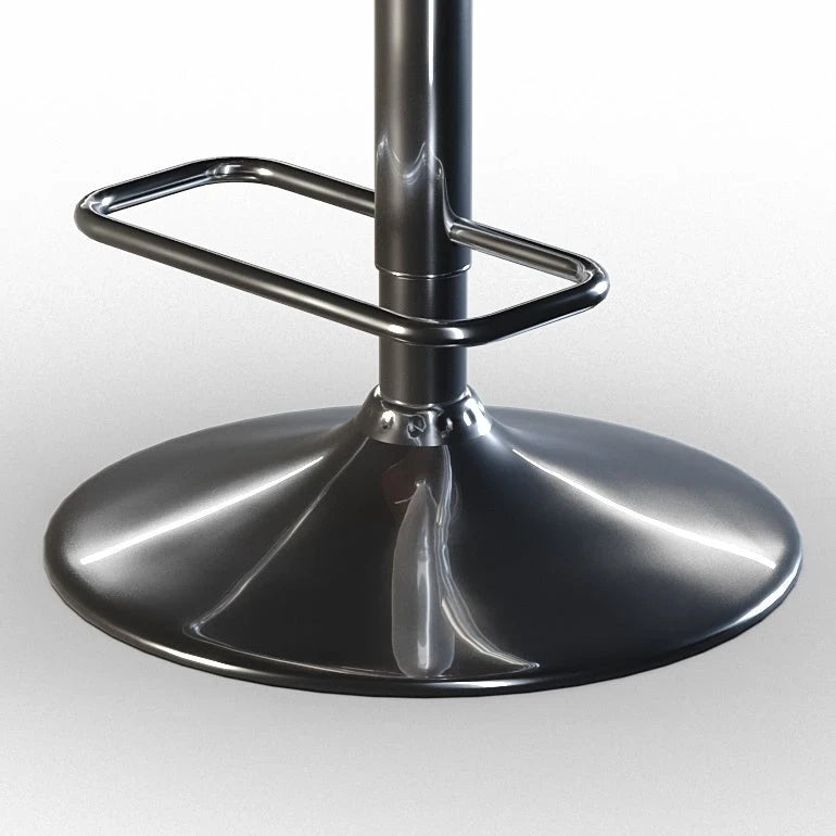 Tabouret de bar pivotant réglable de 84 cm, style médiéval-moderne