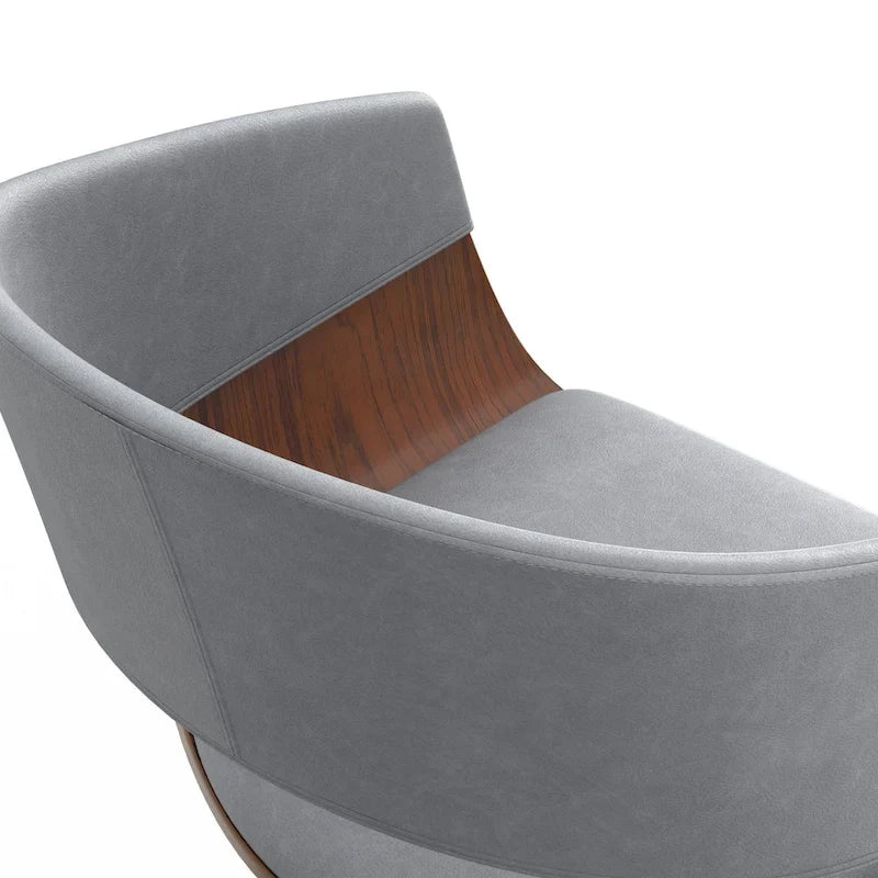 Tabouret de bar pivotant réglable de 84 cm, style médiéval-moderne