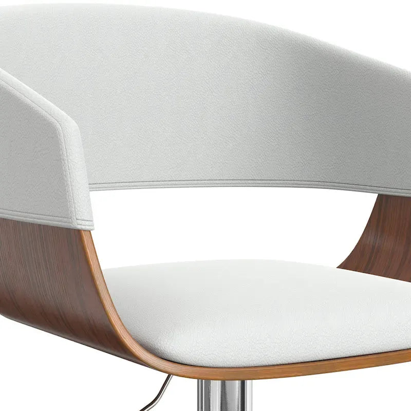 Tabouret de bar pivotant réglable de 84 cm, style médiéval-moderne