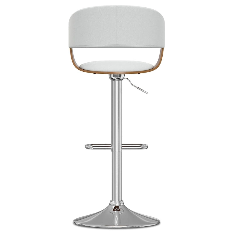 Tabouret de bar pivotant réglable de 84 cm, style médiéval-moderne