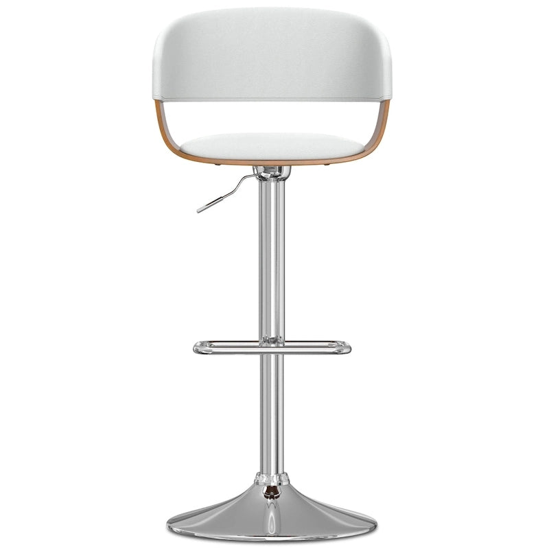 Tabouret de bar pivotant réglable de 84 cm, style médiéval-moderne