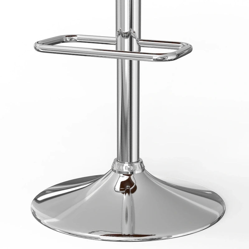 Tabouret de bar pivotant réglable de 84 cm, style médiéval-moderne