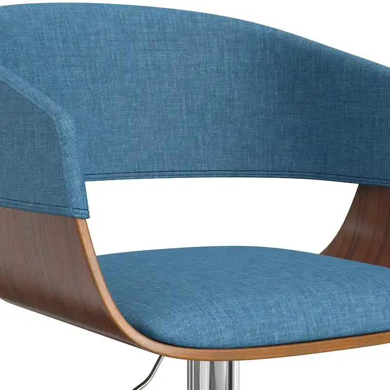 Tabouret de bar pivotant réglable de 84 cm, style médiéval-moderne