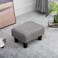 Repose-pieds moderne en lin