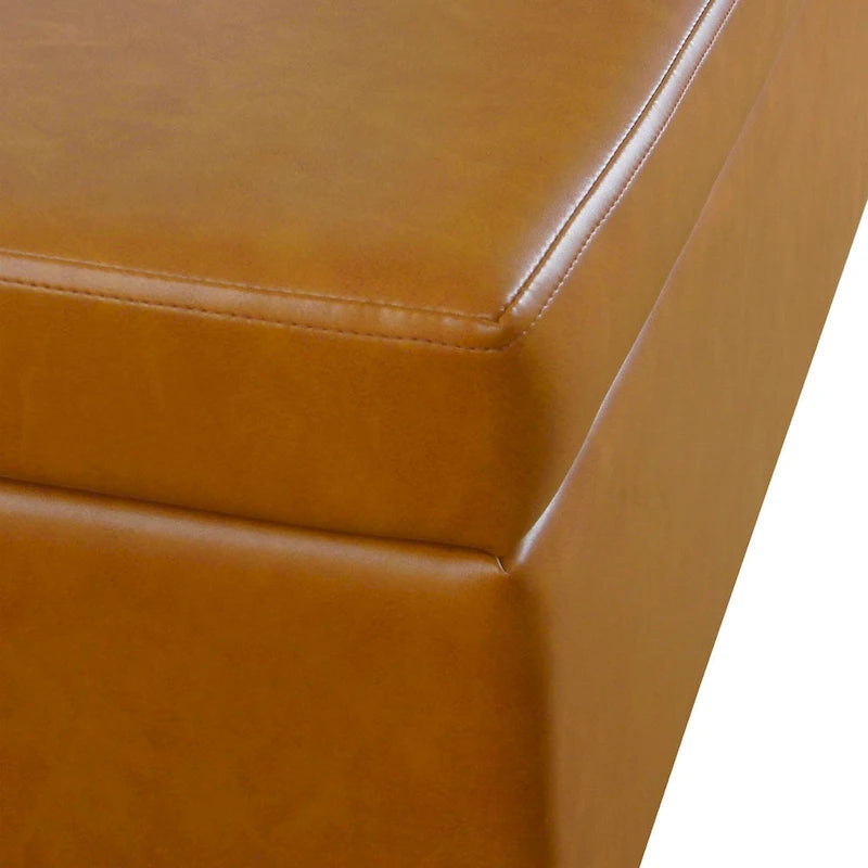 Banc de rangement pieds en métal
