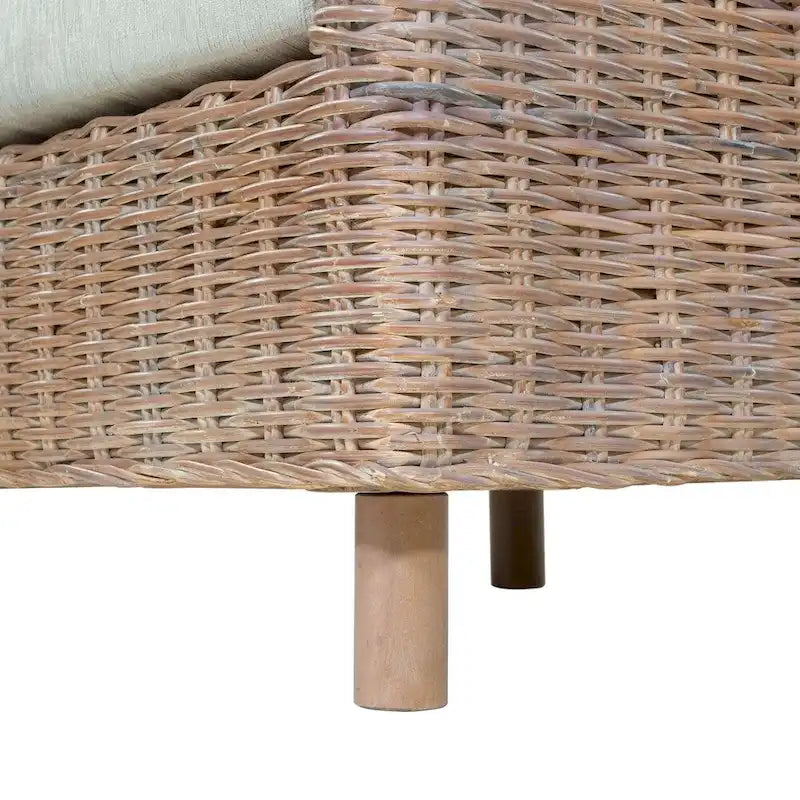 Fauteuil en osier et saule