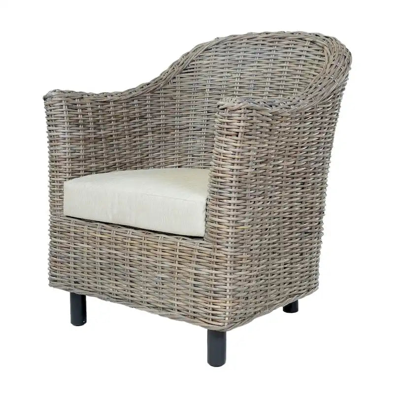 Fauteuil en osier et saule