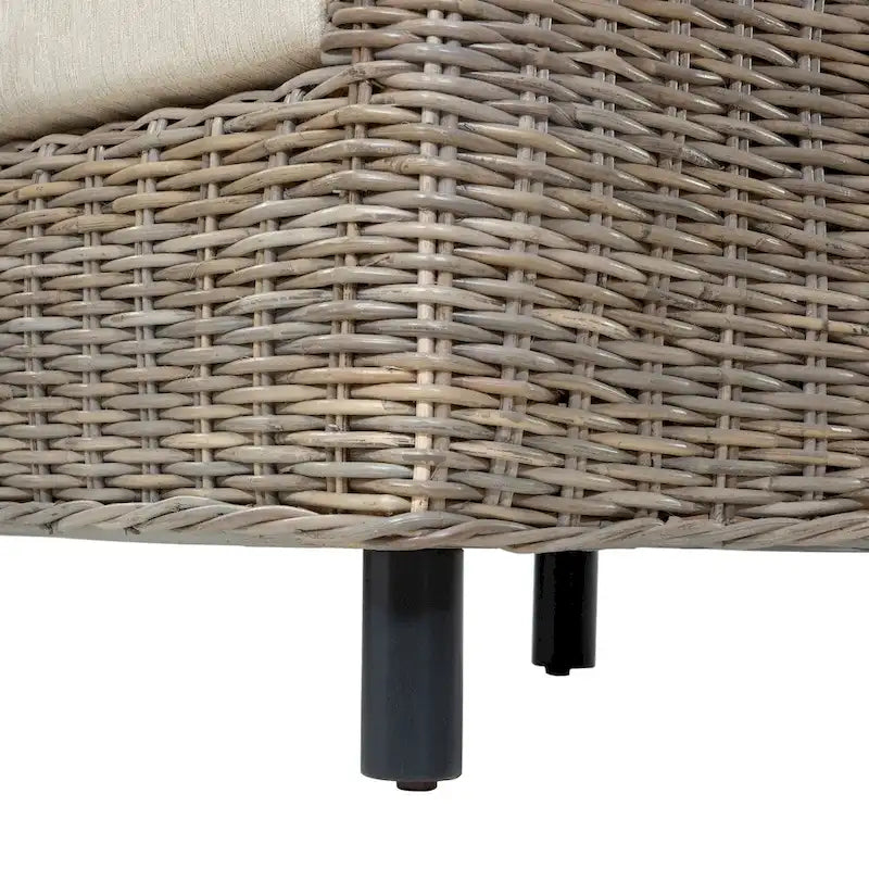 Fauteuil en osier et saule