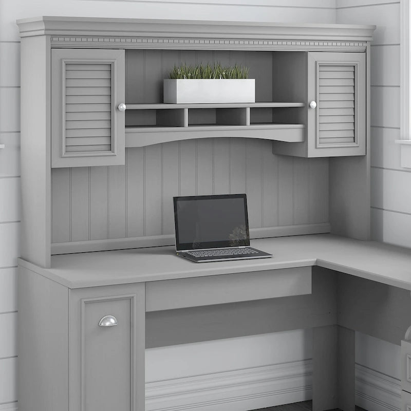 Étagère de bureau d'angle