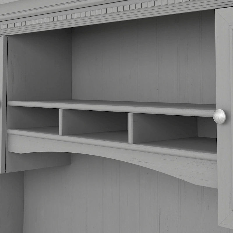 Étagère de bureau d'angle