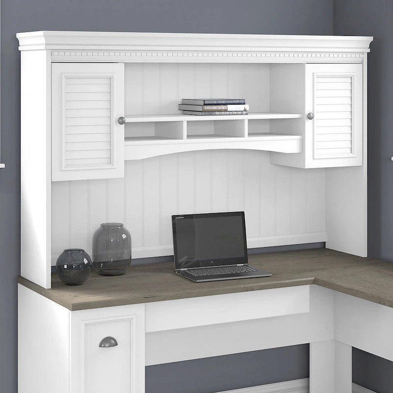 Étagère de bureau d'angle