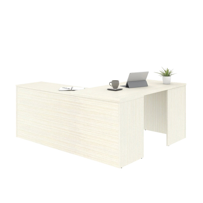 Bureau d'angle à double tiroir