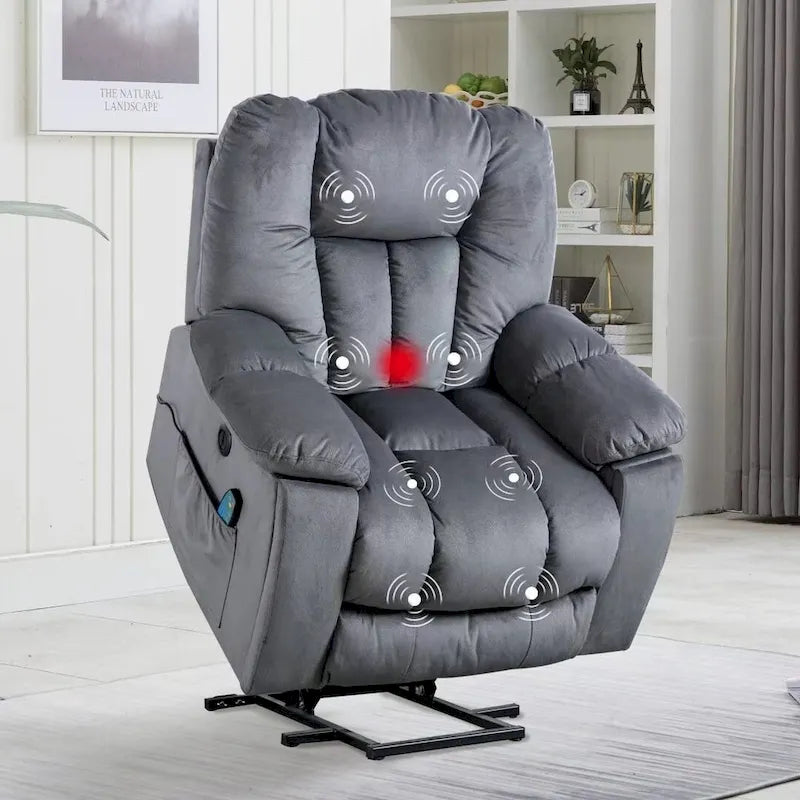 Fauteuil inclinable de massage et de levage électrique
