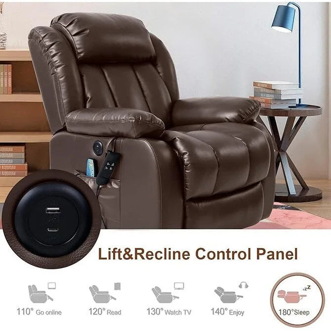 Fauteuil inclinable de massage et de levage électrique