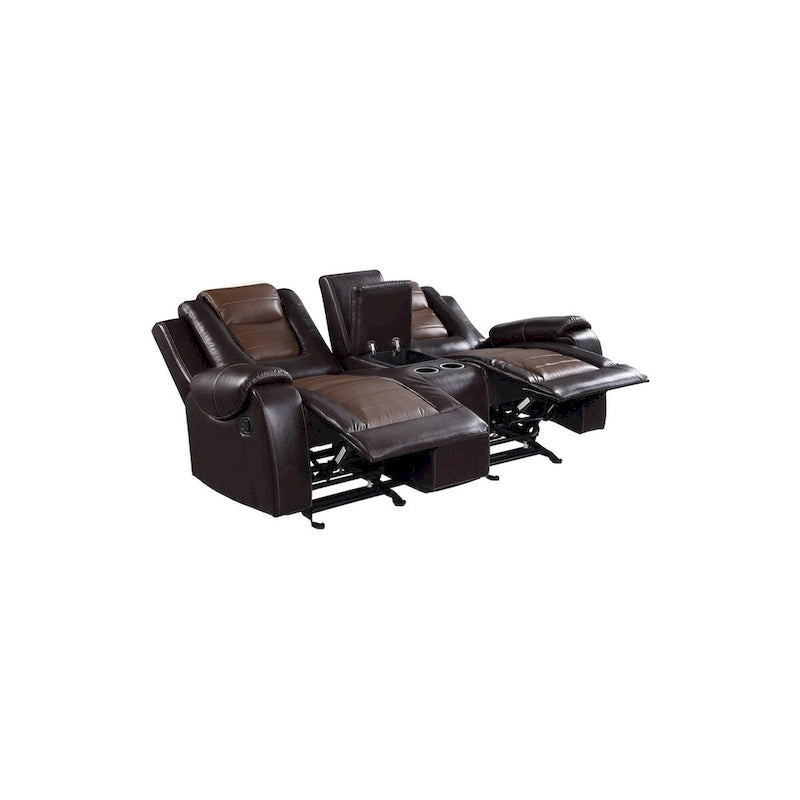 Ensemble de salon haut de gamme en similicuir